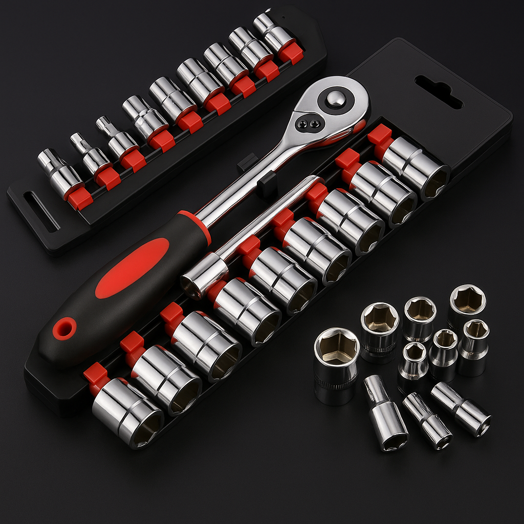 Universal Wrench Socket Set β Multi-Function Repair Tool for Car, Motorcycle, Bicycle & Home Use | Durable Hardware Kit