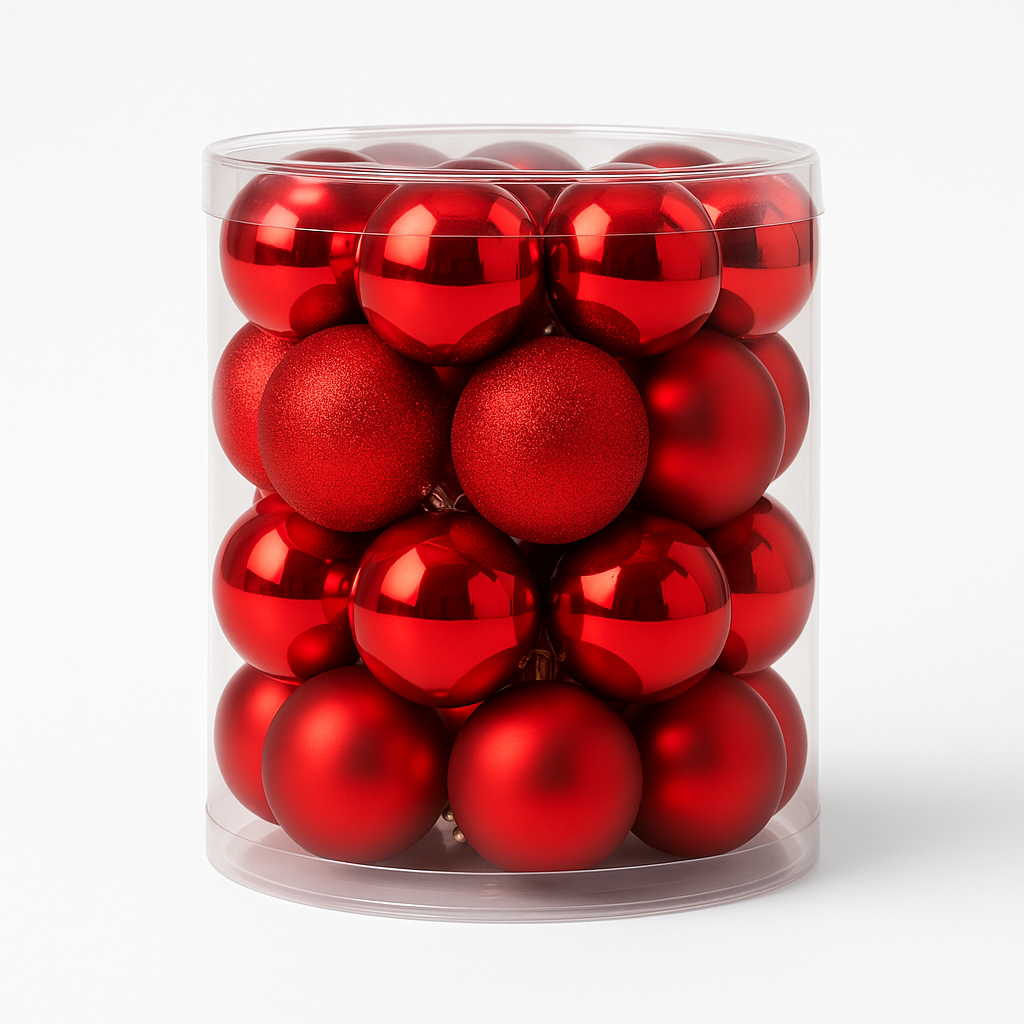 Festive Feeling Christmas Baubles 6cm – 20 Pack