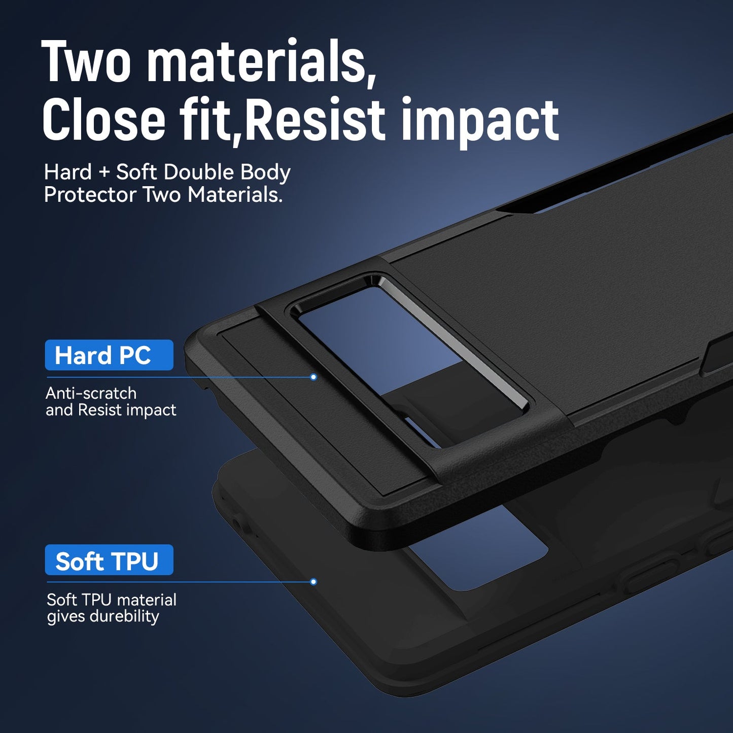 Heavy Duty Rugged Armor Shockproof Case For Google Pixel 8 7 6 Pro 6A 7A 8A Soft TPU Hard Plastic Protective Back Cover Fundas