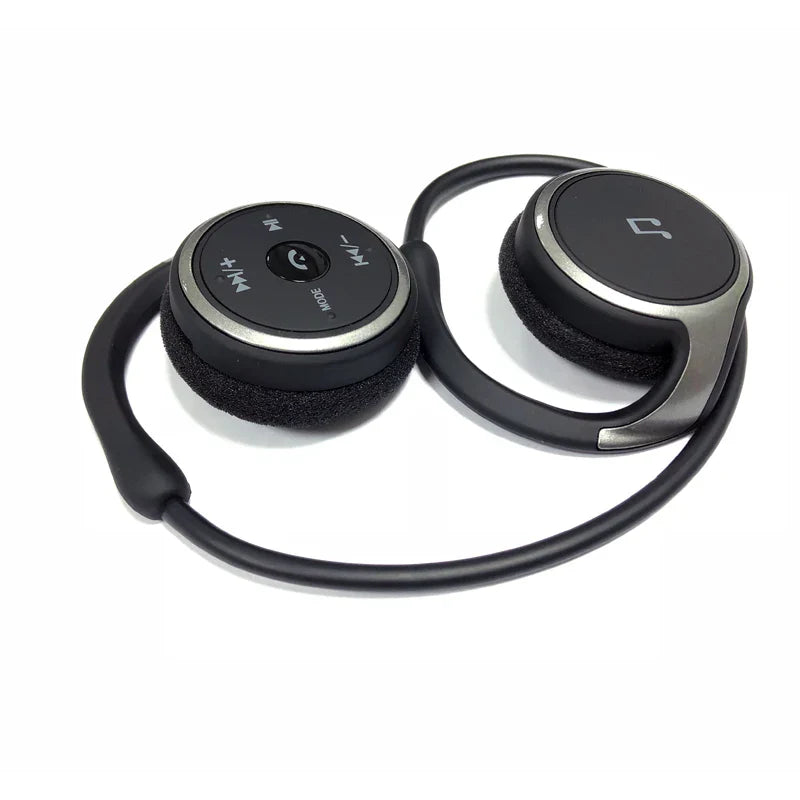A6 Small Bluetooth Headphones Wrap Around Head Comfortable Wireless Headphones Foldable Bluetooth Headsets with Microphone Purse