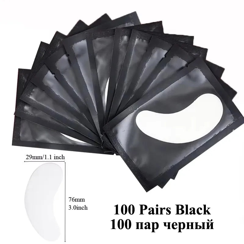 50 Pieces Of Hydrogel Eyelash Patch Grafting Eyelashes Isolating Pad Eyelash Patch Beauty Moisturizing Eye Mask for Long-lastin
