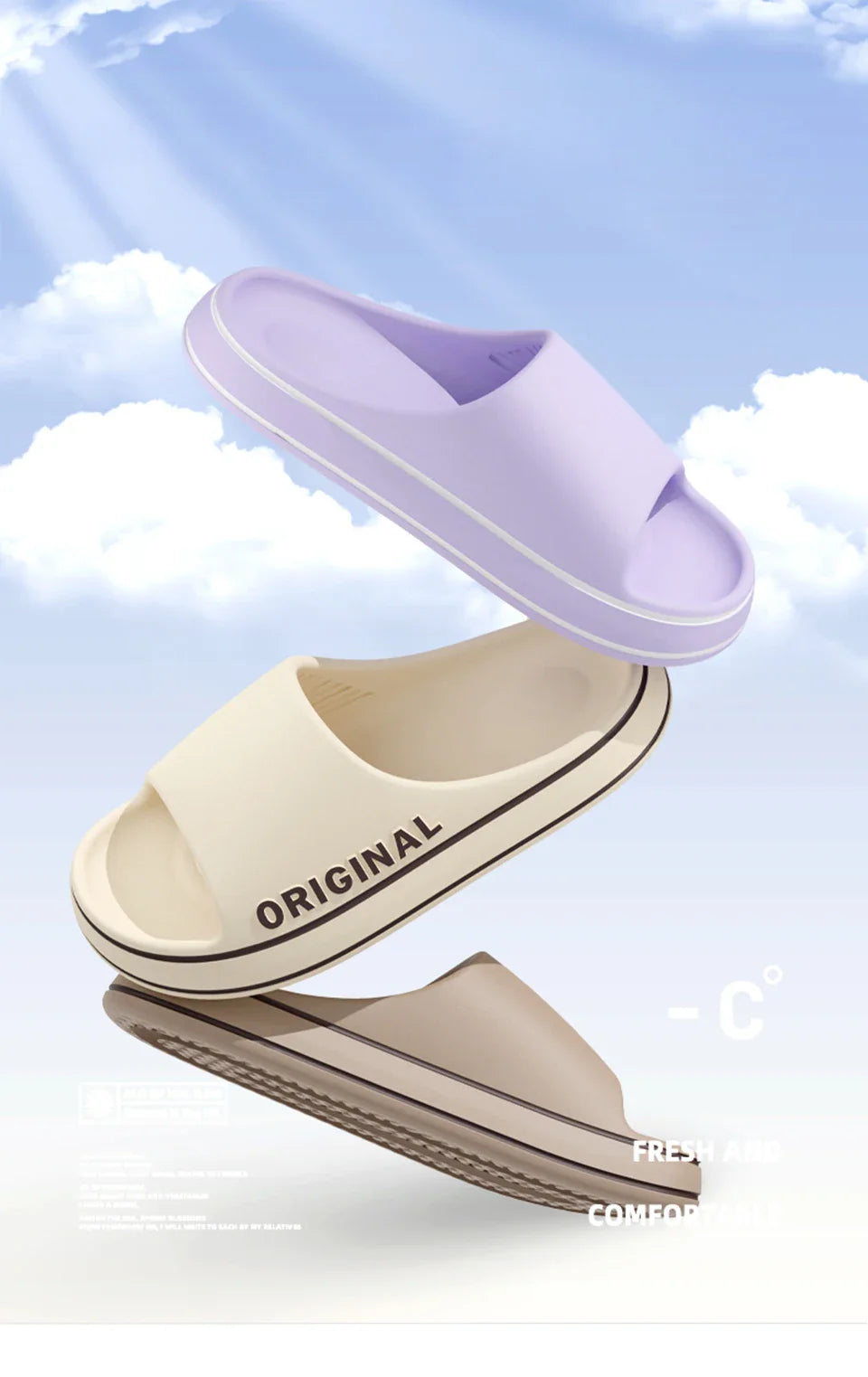 Feslishoet Women Letter Slippers Beach Slides Solid Color Mens Thick Sole Indoor Bathroom Anti Slip Shoes Summer Couple Sandals