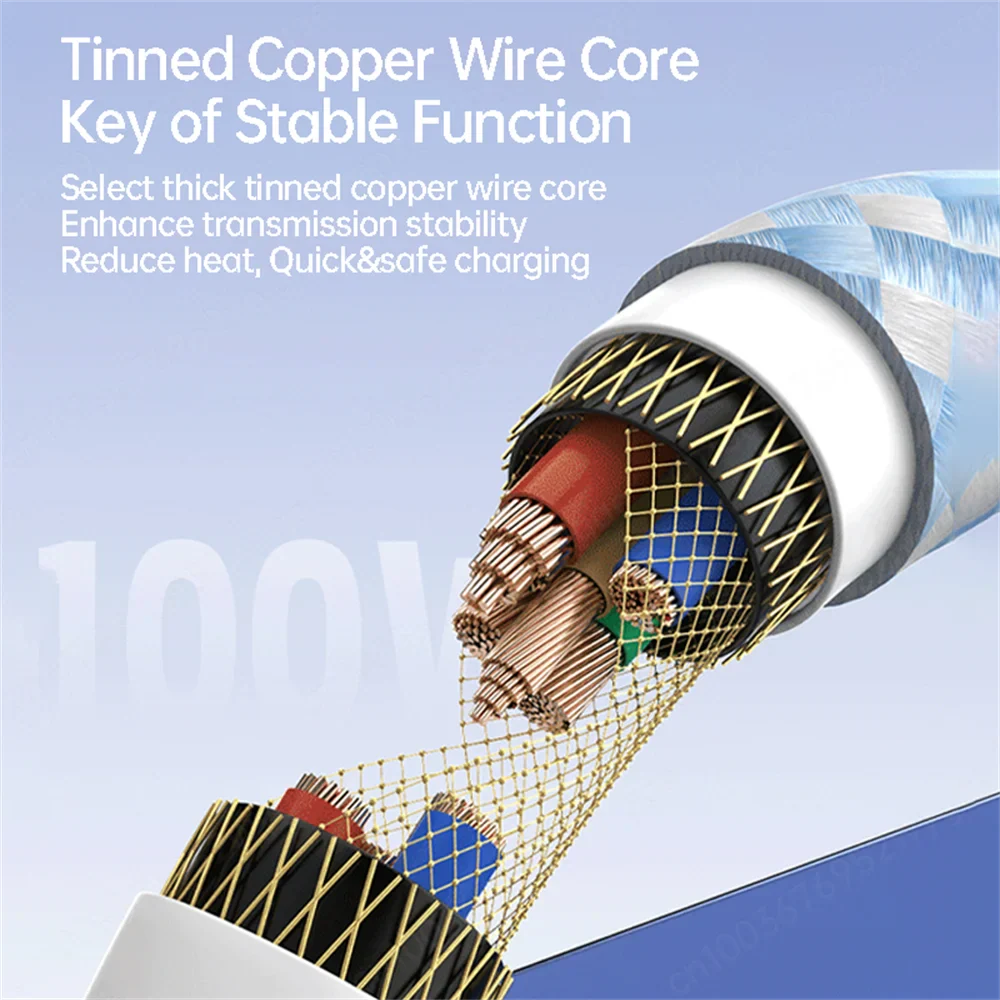 NNBILI 240W USB C Cable Power Wire QC4.0 for MacBook Samsung iPhone 15 16 USB C to C PD Cable 48V5A Fast Charging Type C Cable