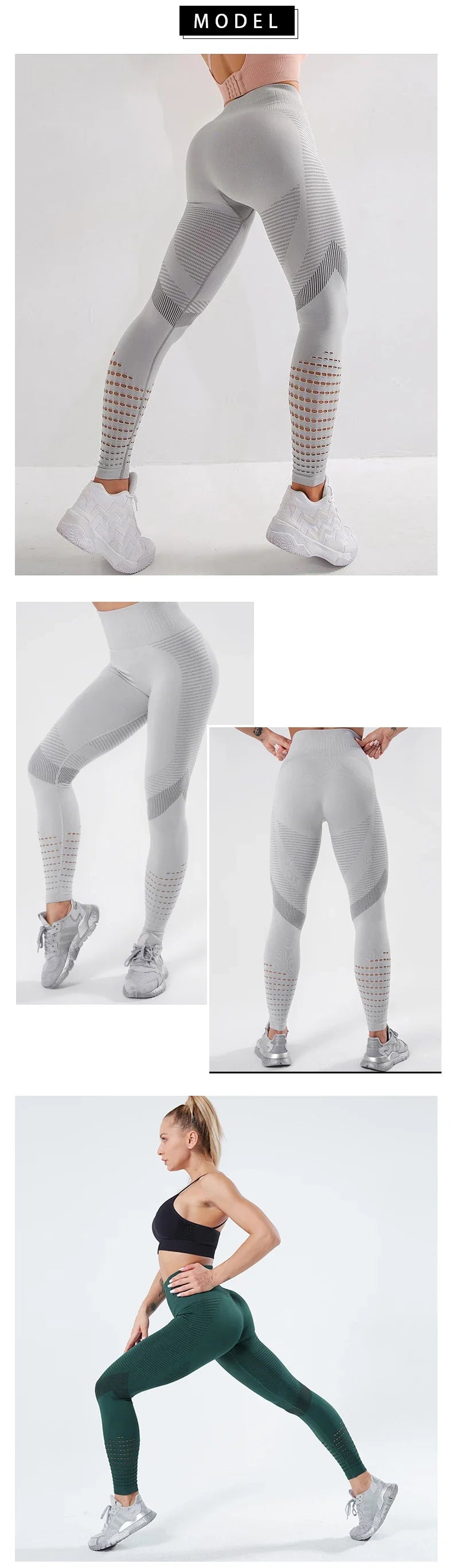 Fitness GYM Women Leggings Seamless Yoga Pants Hips Tight Peach High Waist Tights Leggings Breathable Feamle Workout Sportswear
