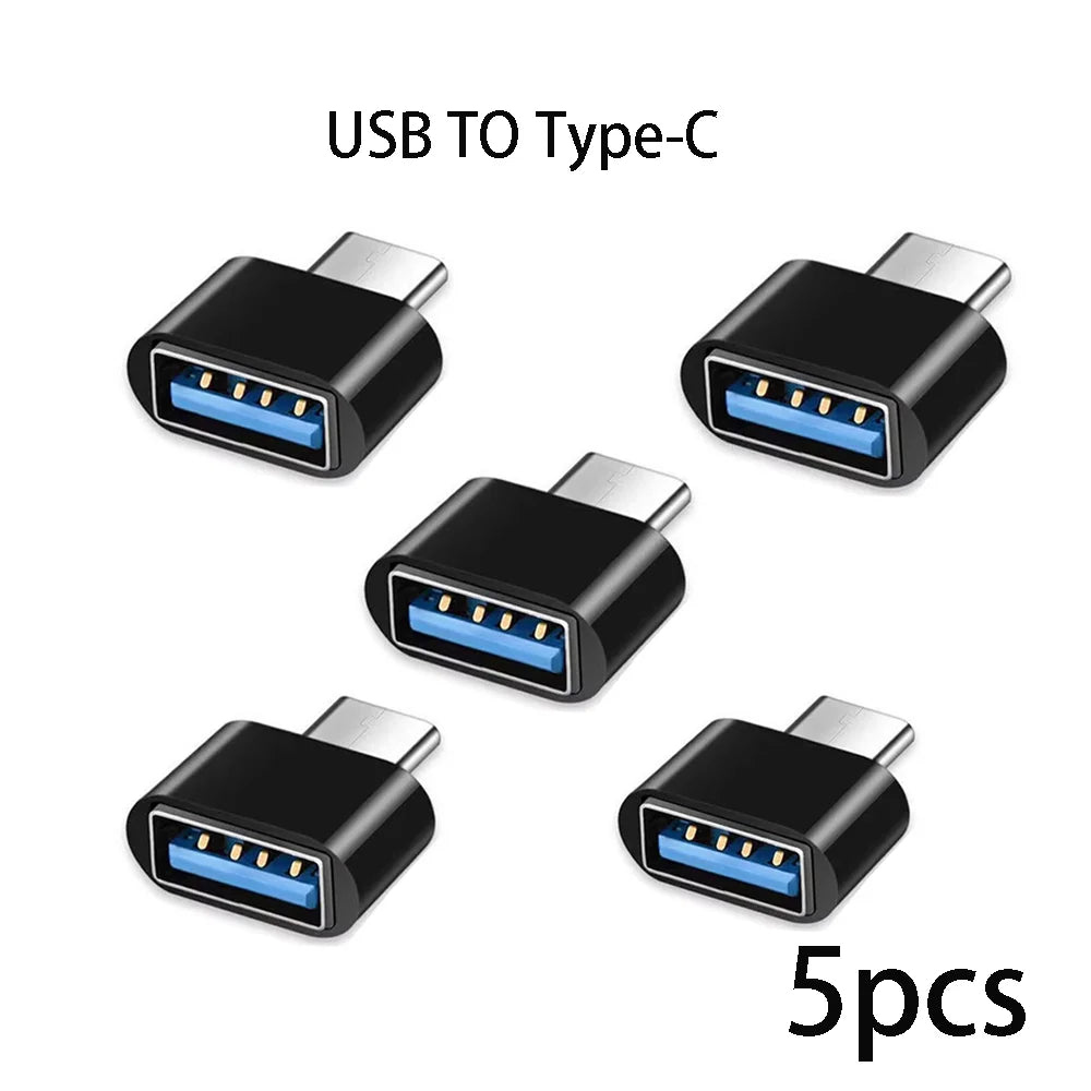 Mini Type C to USB Adapter 3.0 USB-C  Male OTG A Female Data Connector For MacBook Pro iPad Mini 6/Pro MacBook Air Type C Device