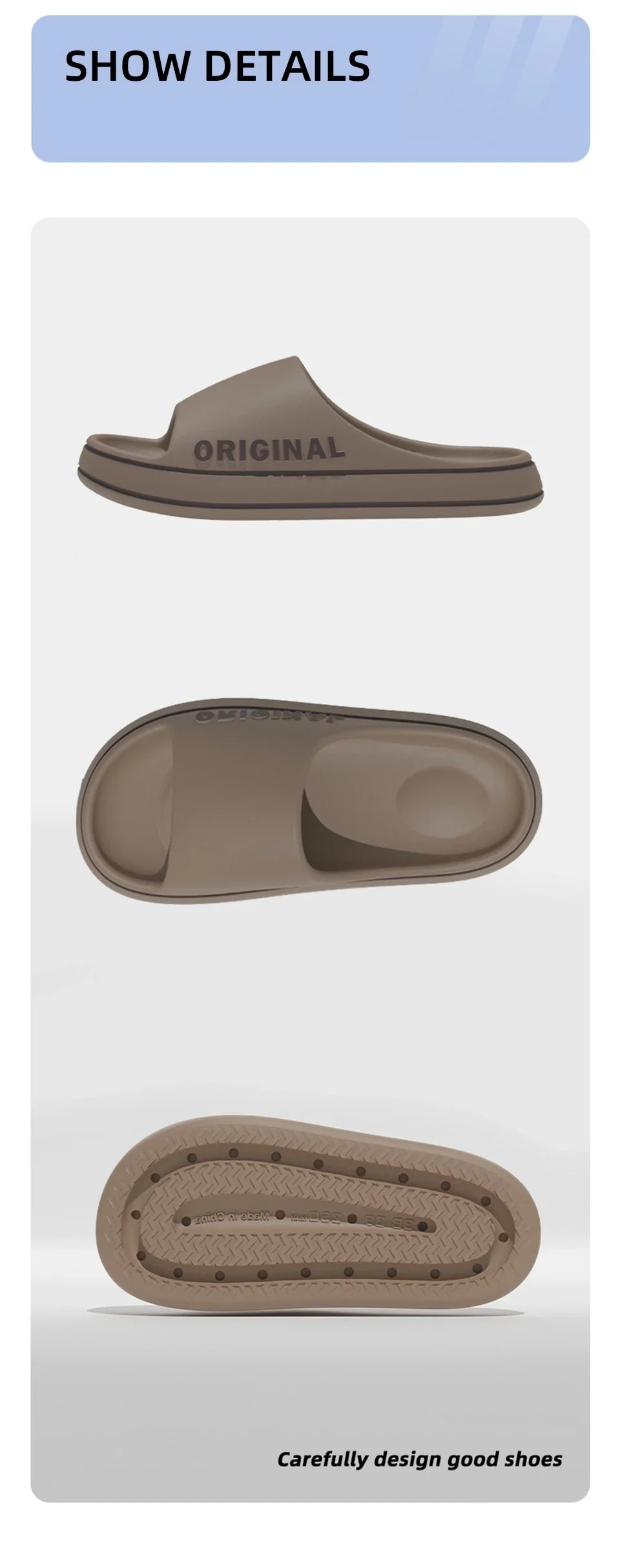 Feslishoet Women Letter Slippers Beach Slides Solid Color Mens Thick Sole Indoor Bathroom Anti Slip Shoes Summer Couple Sandals