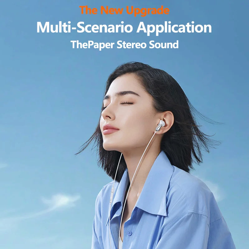 For Samsung Headphones HiFi Bass Stereo Volume Control With Mic Type C 3.5mm Eadphones For Galaxy S24 S23 S22 S21 Ultra Note 20