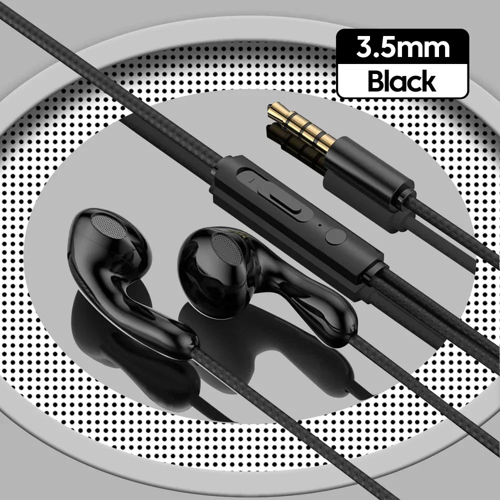 For Samsung Headphones HiFi Bass Stereo Volume Control With Mic Type C 3.5mm Eadphones For Galaxy S24 S23 S22 S21 Ultra Note 20