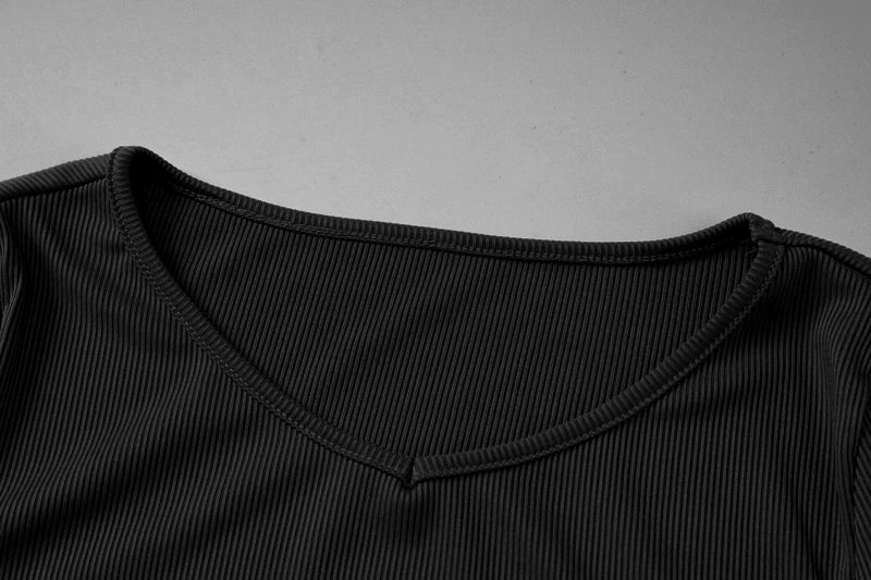 Elegant And Pretty Women Dresses Autumn Winter New Black Sexy Short Dress Female V Neck Long Sleeve Slim Solid Color Mini Dress