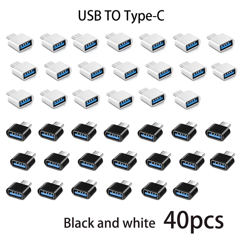 Mini Type C to USB Adapter 3.0 USB-C  Male OTG A Female Data Connector For MacBook Pro iPad Mini 6/Pro MacBook Air Type C Device