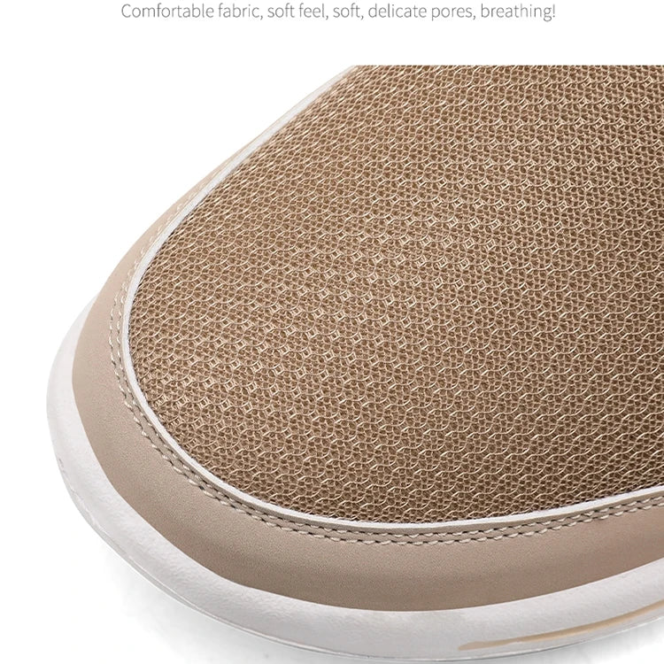 2024 Summer new breathable mesh shoes outdoor non-slip walking shoes comfortable sandals men half slippers casual loafers 35-48