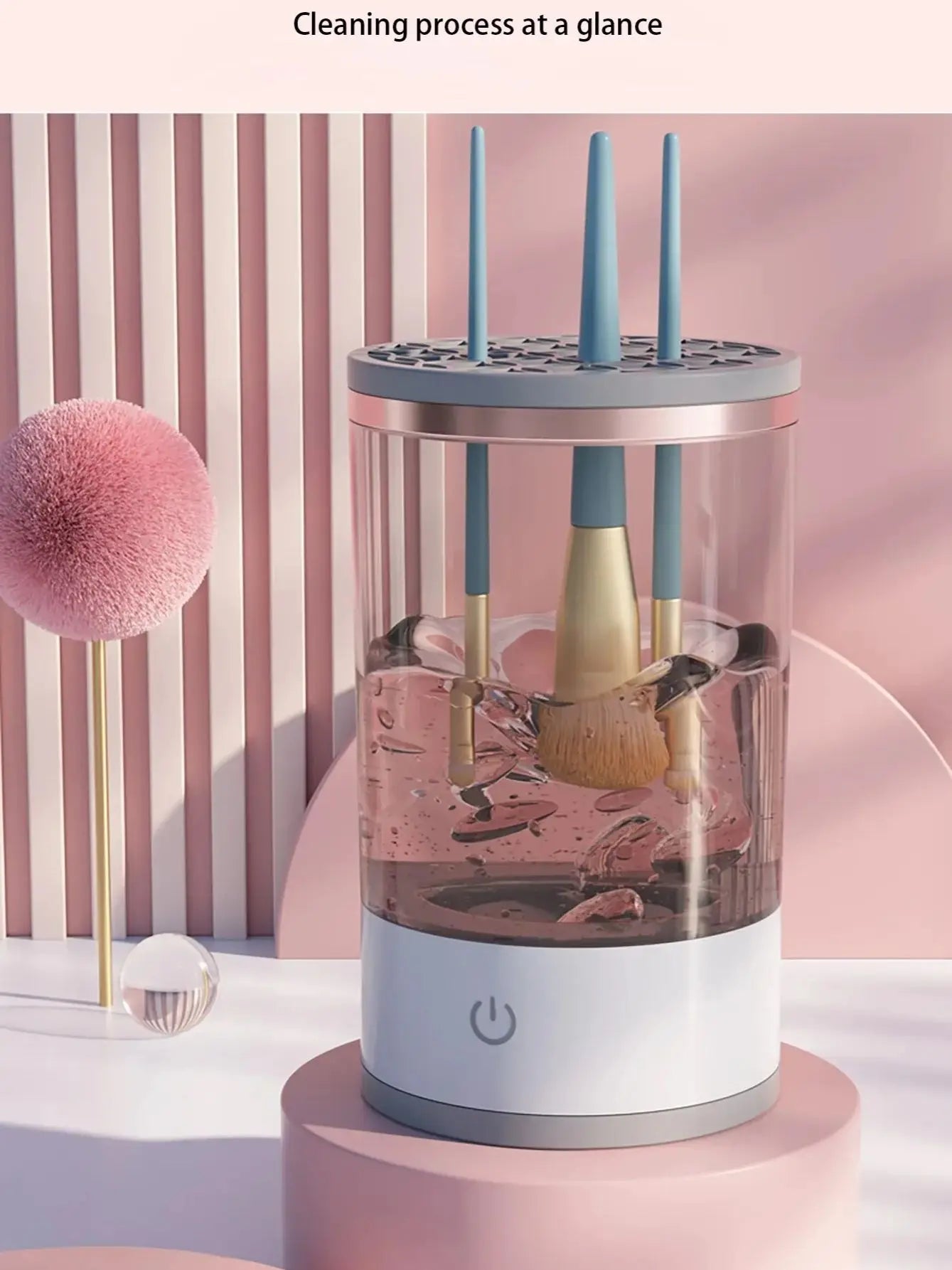 New makeup brush automatic washer Washer Rechargeable Lazy Powder Puff tool Beauty cleaning brush