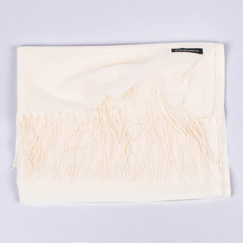 Leather Powder Autumn and Winter New Solid Color Scarves Wholesale for Men and Women 120g Single Color Headband Shawl
