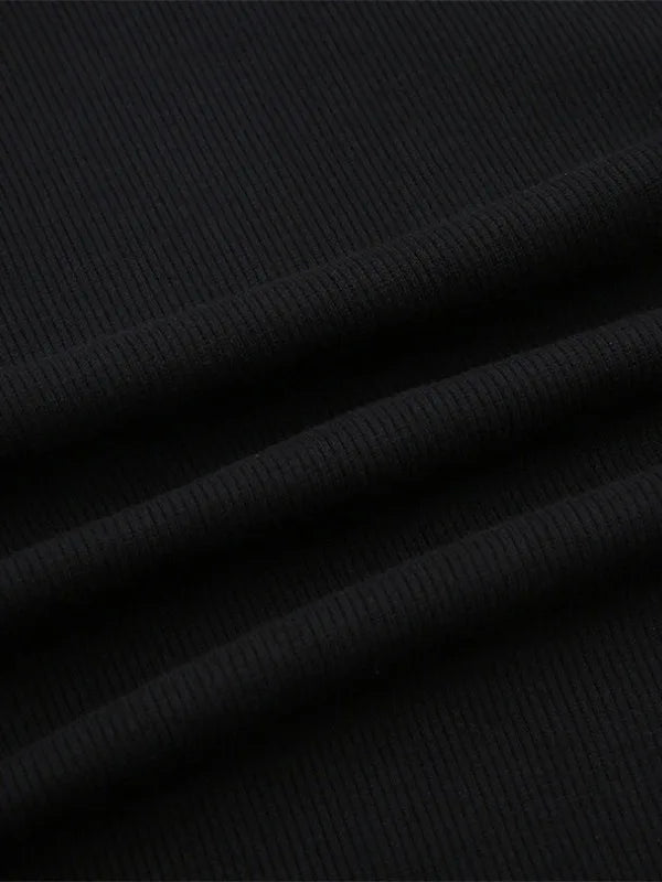 Elegant And Pretty Women Dresses Autumn Winter New Black Sexy Short Dress Female V Neck Long Sleeve Slim Solid Color Mini Dress