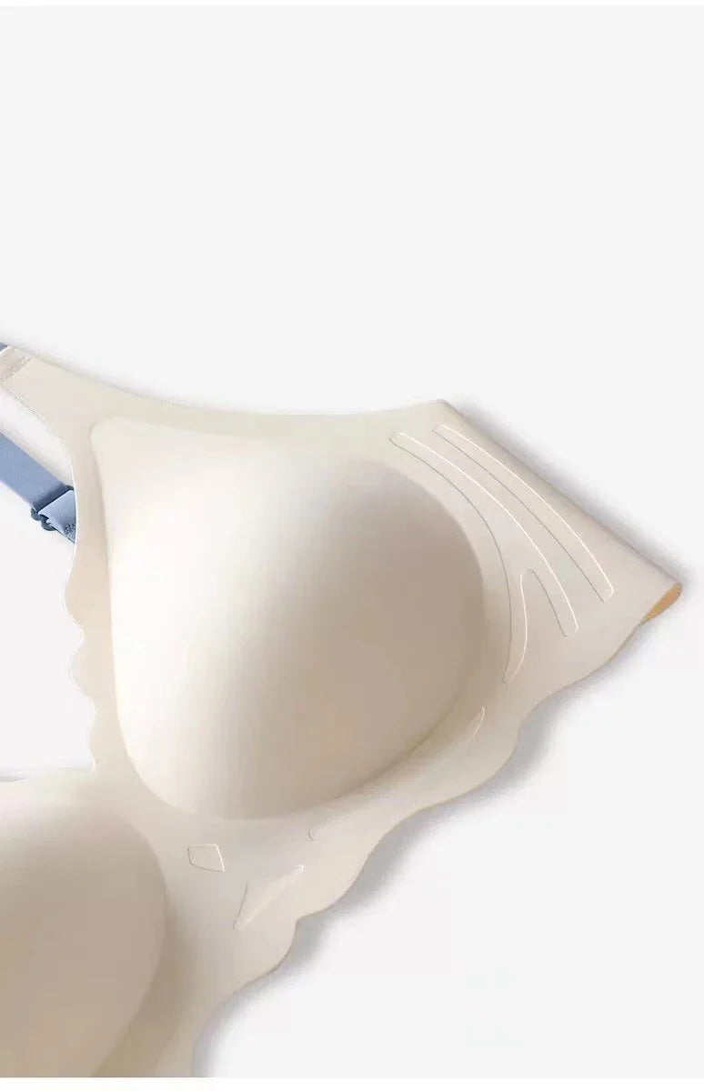 No Trace Top Women's Underwear No Steel Ring Pure Desire Comfortable Upper Support Sling Adjustable Beauty Back Bra Thin Section