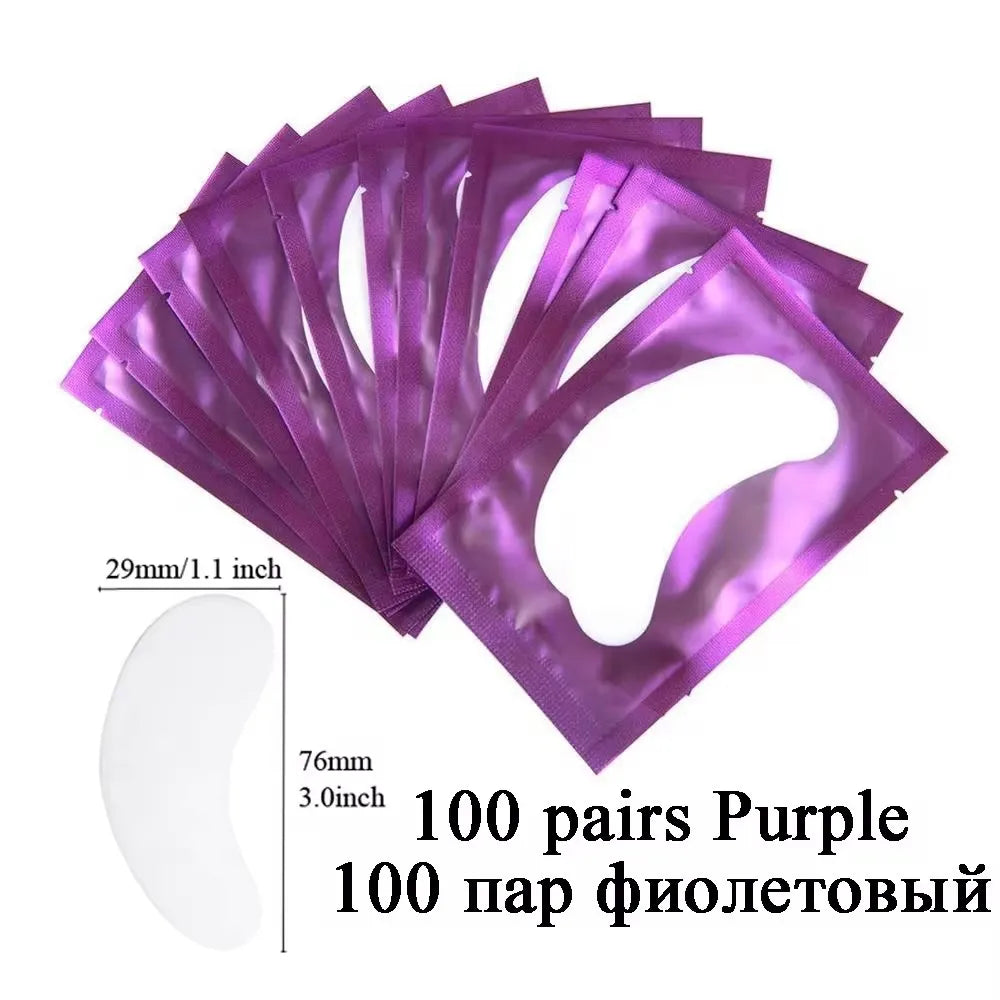 50 Pieces Of Hydrogel Eyelash Patch Grafting Eyelashes Isolating Pad Eyelash Patch Beauty Moisturizing Eye Mask for Long-lastin