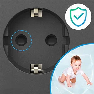 European plug power strip multi-contact socket with 3 USB and 1Type-C ports household power socket with switch surge protector