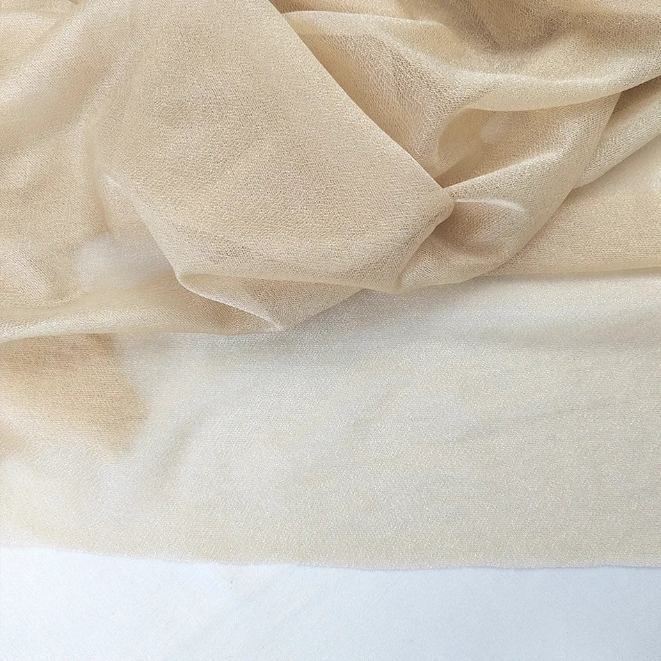 Chiffon Table Runner Sheer Fabric Silk for Boho Sheer Fabric Wedding Arch Overlay Draping Decoration Birthday Party Table Decor