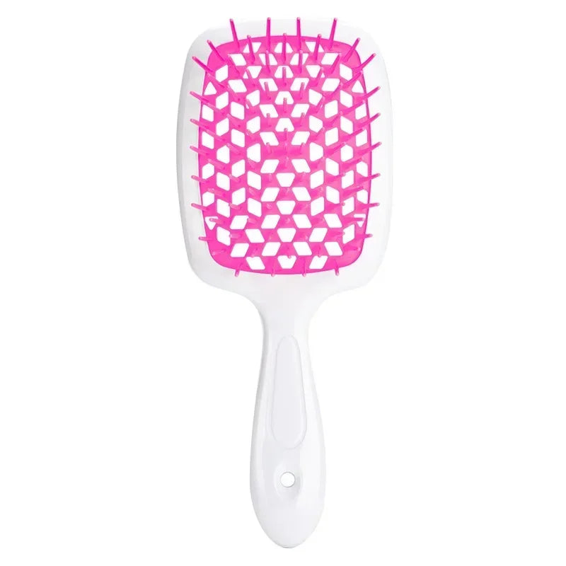 Tangled Hair Comb Detangling Hair Brush Massage Combs Hollow Out Wet Curly Hair Brushes Barber Comb Salon Hair Styling Tools