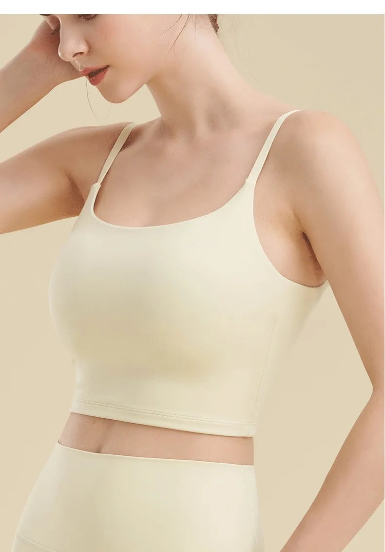 Breathable Sports Bra for Women, Fitness Top, Push Up Sport Bra, Fixed Pad, Yoga Underwear, Sport Tops  Running Vest, Gym Wear