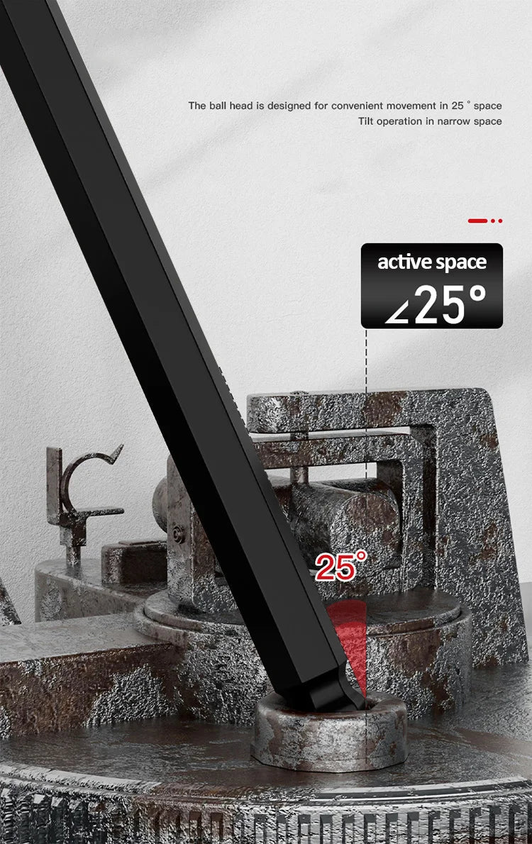 DELIXI ELECTRIC Allen Key Set,Allen Hex WrenchScrewdriverBox-packed Set,SleevUniversal Torque Long Metric,for VehicleMaintenance