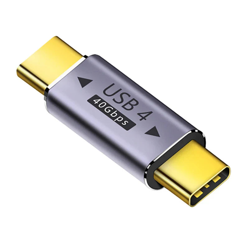 NNBILI USB Type-C Adapter For Macbook 90 Degree Quick Charge Converter Male To Female 100W 5A 40gbps PD Data Transfer 8K60HZ  