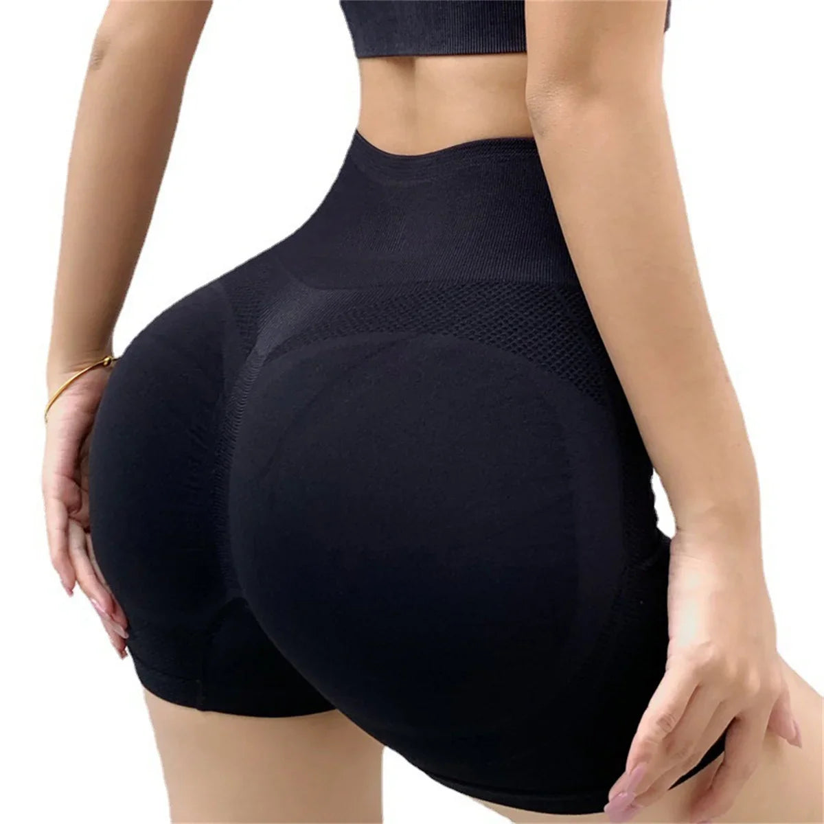 Seamless Women's Butt Lifting Shorts Workout Shorts High Waisted Booty Scrunch Shorts Athletic Gym Yoga Shorts for Women