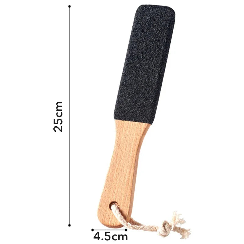 1PCS Professional Pedicure Rasp Tool for Dead Skin Crack Heels Beech Wood Foot File Rasp Callus Remover Foot Scrubber