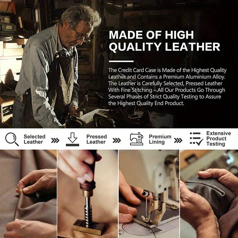 DIENQI Carbon Fiber Rfid Wallet Male Money Card Holder Pocket Mini Wallet Women Men Smart Purses Automatic Pop Up Valet Walet