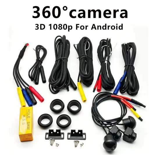 Car 360° panoramic system camera for Android multimedia screen, Android multimedia system with 360APP function