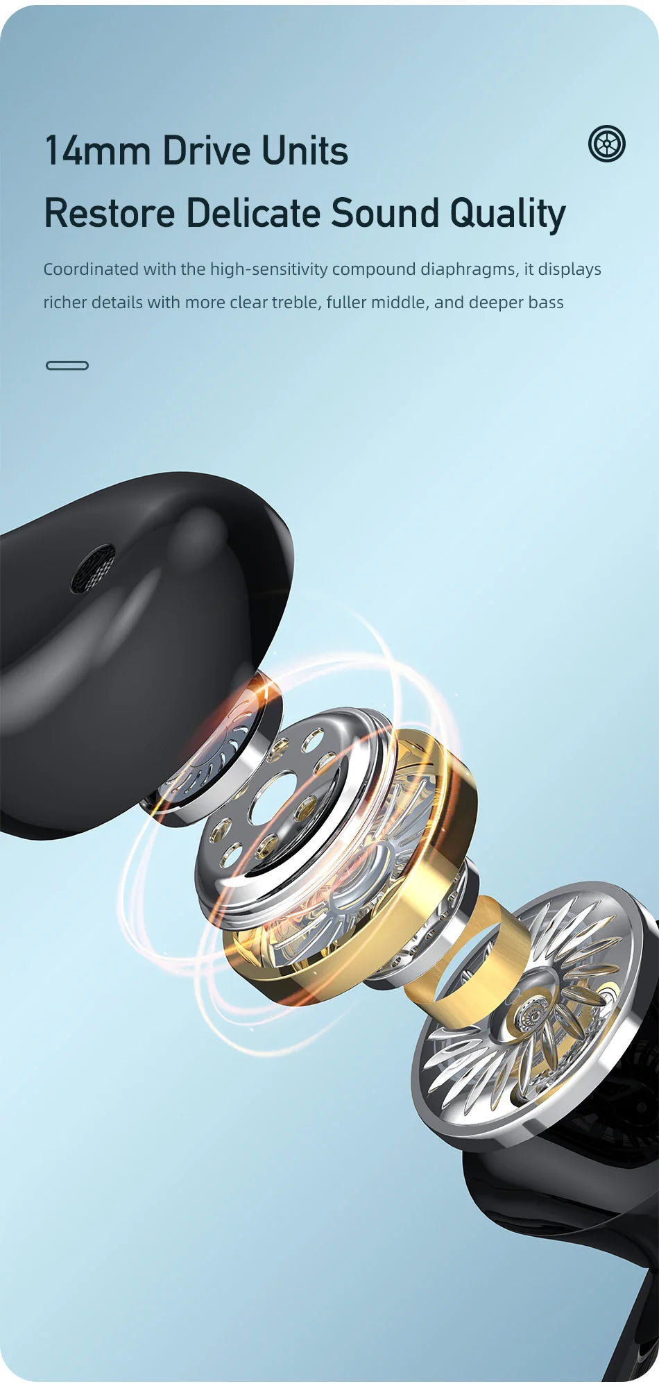 Awei PC-7T/PC-7 Wire-controlled Headset With Microphone Hands-free Calling Ergonomic Headphone Type-C Earphone For Smartphones