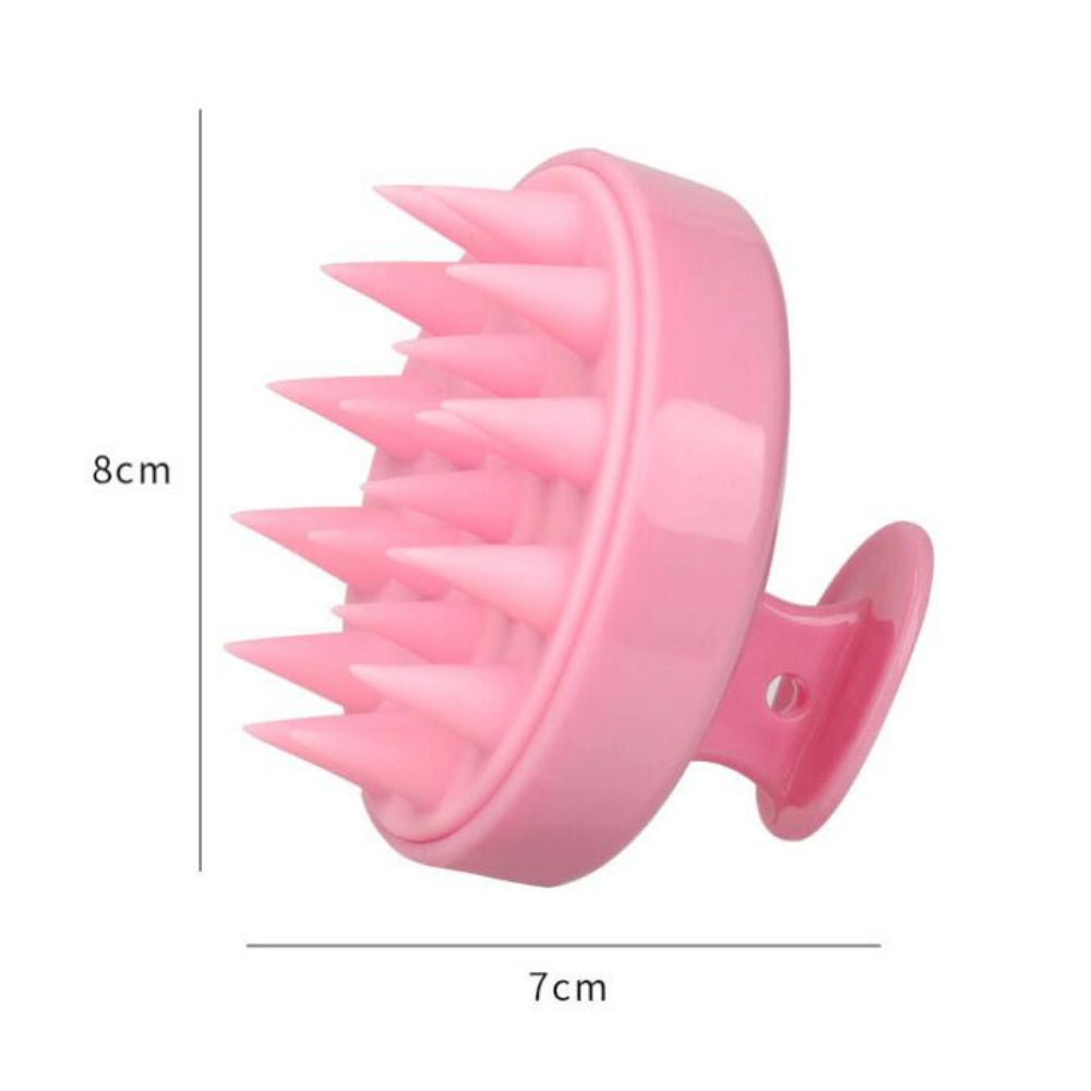 Silicone Shampoo Brush Head Scalp Massage Comb Hair Washing Comb Body Massage Brush Bath Shower Brush Salon Hairdressing Tool