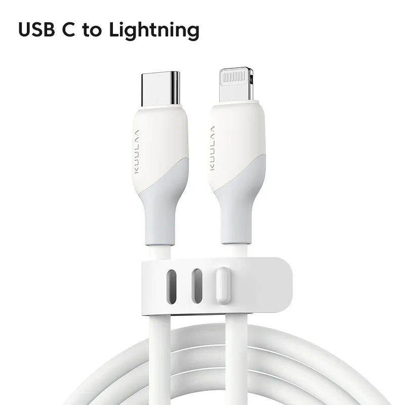 KUULAA USB C to Lightning MFi Cable for iPhone Fast Charging Cable PD 30W USB Type C For iPhone 14 13 12 11 Pro Max X XS XR 8
