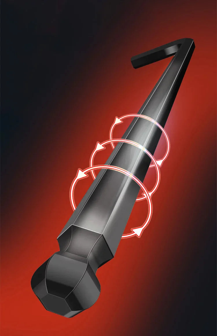 DELIXI ELECTRIC Allen Key Set,Allen Hex WrenchScrewdriverBox-packed Set,SleevUniversal Torque Long Metric,for VehicleMaintenance