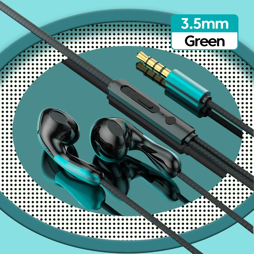 For Samsung Headphones HiFi Bass Stereo Volume Control With Mic Type C 3.5mm Eadphones For Galaxy S24 S23 S22 S21 Ultra Note 20