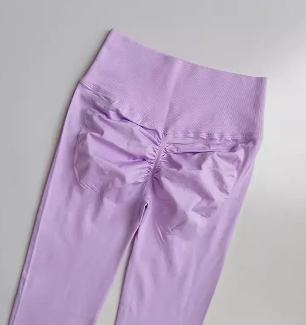 Seamless Sport Yoga  High Waist Pants Leggings Sport See Through Yoga Gym Running Quick Dry Pants Scrunch Butt Pants