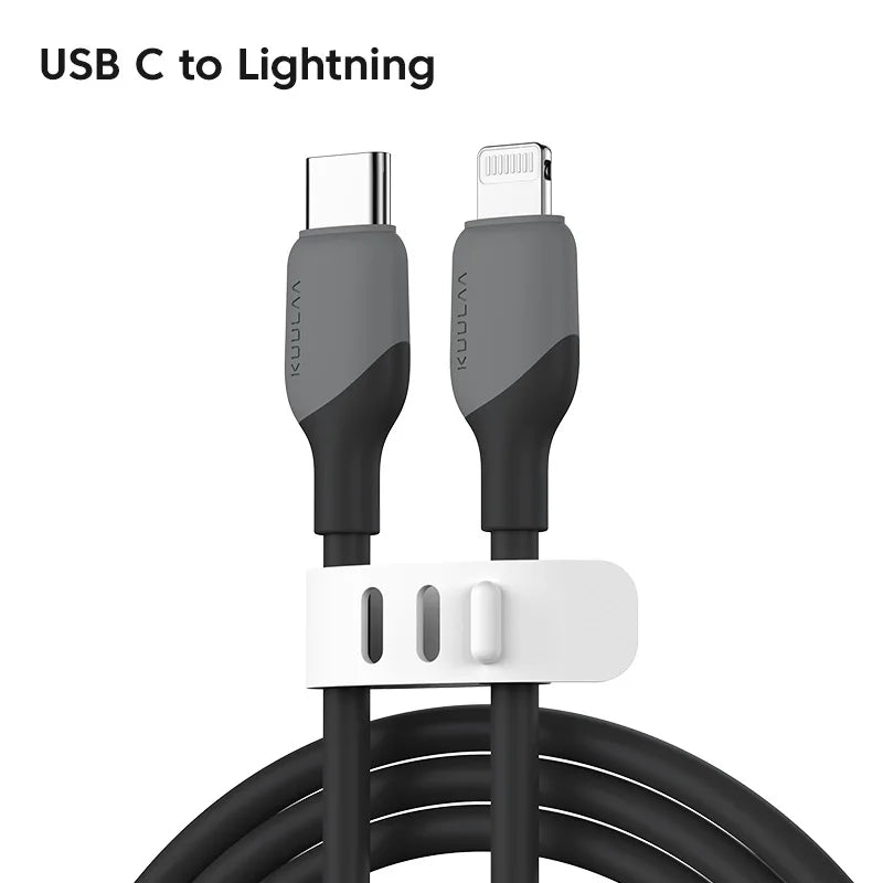 KUULAA USB C to Lightning MFi Cable for iPhone Fast Charging Cable PD 30W USB Type C For iPhone 14 13 12 11 Pro Max X XS XR 8