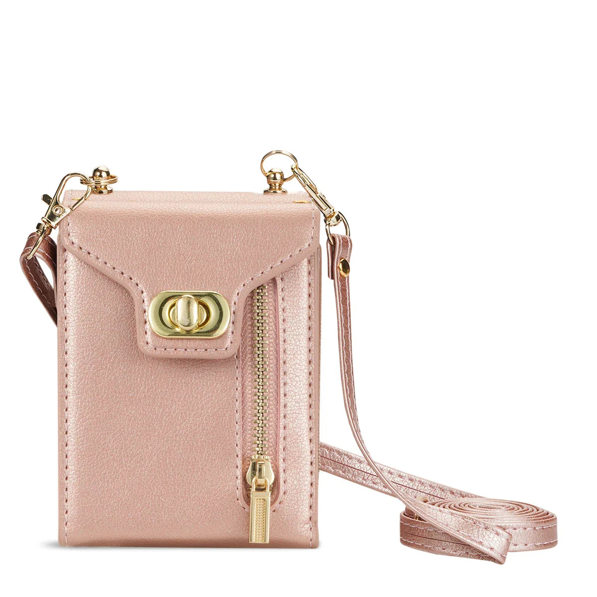 Zipper Wallet Crossbody Phone Case for Samsung Galaxy Z Flip 6 5 4 3 Flip6 Flip5 Flip4 Flip3 5G with Card Holder Leather Cover