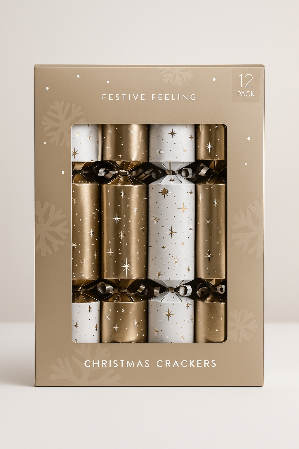 Festive Feeling Christmas Crackers β 12 Pack