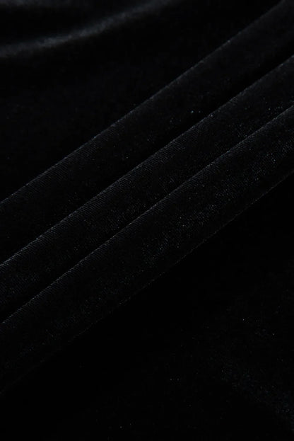 Plus Size Smocked Square Neck Long Sleeve Dress