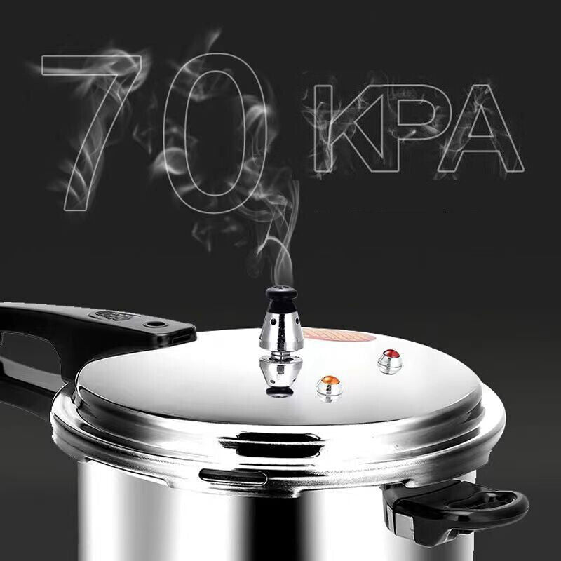 Aluminium Pressure Cooker Quick With Lid Latch Indicator Explosion-Proof