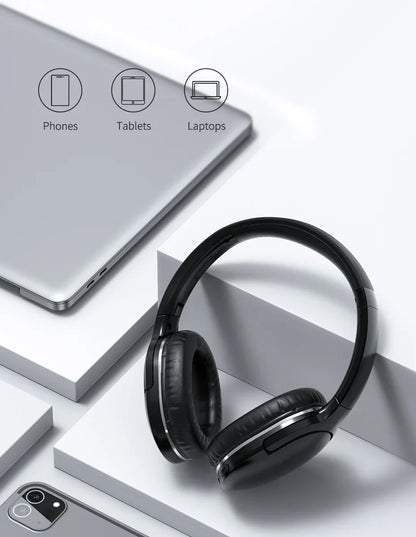 Baseus D02 Pro Wireless Headphones Bluetooth Earphone 5.3 Foldable Headset Sport Over the Ear Headphone Gaming Bluetooth Earbuds