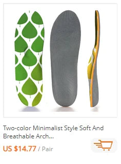 Plantar Fasciitis Orthopedic Sport Insole Men Women Sneaker Flat Feet High Arch Support Orthotic Insoles Plantillas Insert Sole