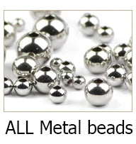 JHNBY Gold Plated Metal beads 2/3/4/5/6/8MM Round Iron Spacer Loose Beads For Jewelry Bracelets Necklace Making DIY Accessories