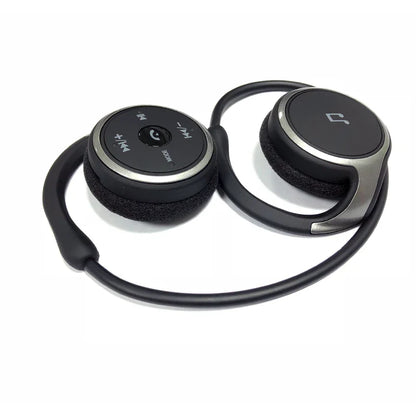 A6 Small Bluetooth Headphones Wrap Around Head Comfortable Wireless Headphones Foldable Bluetooth Headsets with Microphone Purse