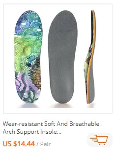 Plantar Fasciitis Orthopedic Sport Insole Men Women Sneaker Flat Feet High Arch Support Orthotic Insoles Plantillas Insert Sole