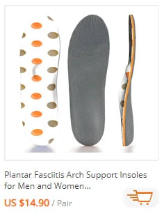 Plantar Fasciitis Orthopedic Sport Insole Men Women Sneaker Flat Feet High Arch Support Orthotic Insoles Plantillas Insert Sole