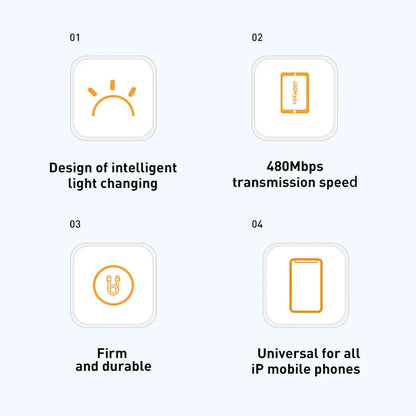 Baseus USB Cable for iPhone 6 7 8 Plus 11 12 13 Pro XS Max X XR 18W Lighting Fast Charging Charger USB Data Cable for iPad Cord