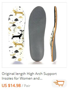 Plantar Fasciitis Orthopedic Sport Insole Men Women Sneaker Flat Feet High Arch Support Orthotic Insoles Plantillas Insert Sole