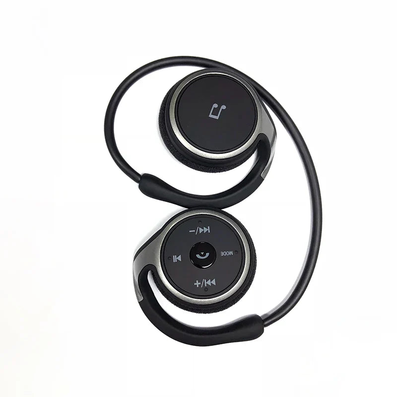 A6 Small Bluetooth Headphones Wrap Around Head Comfortable Wireless Headphones Foldable Bluetooth Headsets with Microphone Purse
